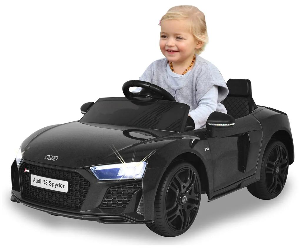 Carro elétrico infantil 12V Audi R8 Spyder V10 performance quattro preto