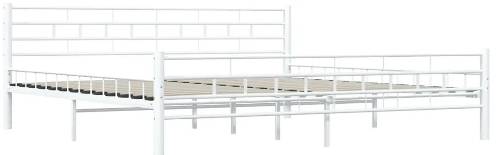 Estrutura de cama 180x200 cm metal branco