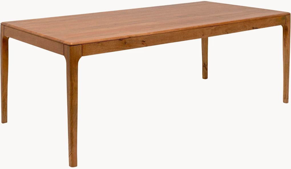 Mesa de jantar artesanal em madeira de mangueira Brooklyn, 200 x 100 cm