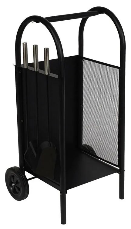 Suporte para Lenha DKD Home Decor Aço Plástico (42 x 36 x 81 cm)