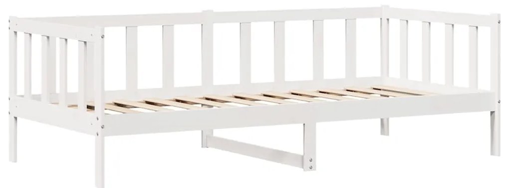 Sofá-cama com gavetas 80x200 cm madeira de pinho maciça