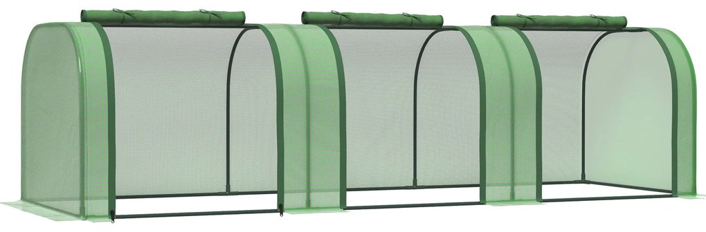 Estufa 295x100x80 cm para Jardim Varanda Estufa Pequena para Cultivo d