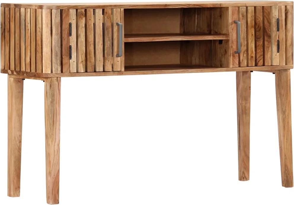 Mesa consola 120x35x76 cm madeira de acácia maciça