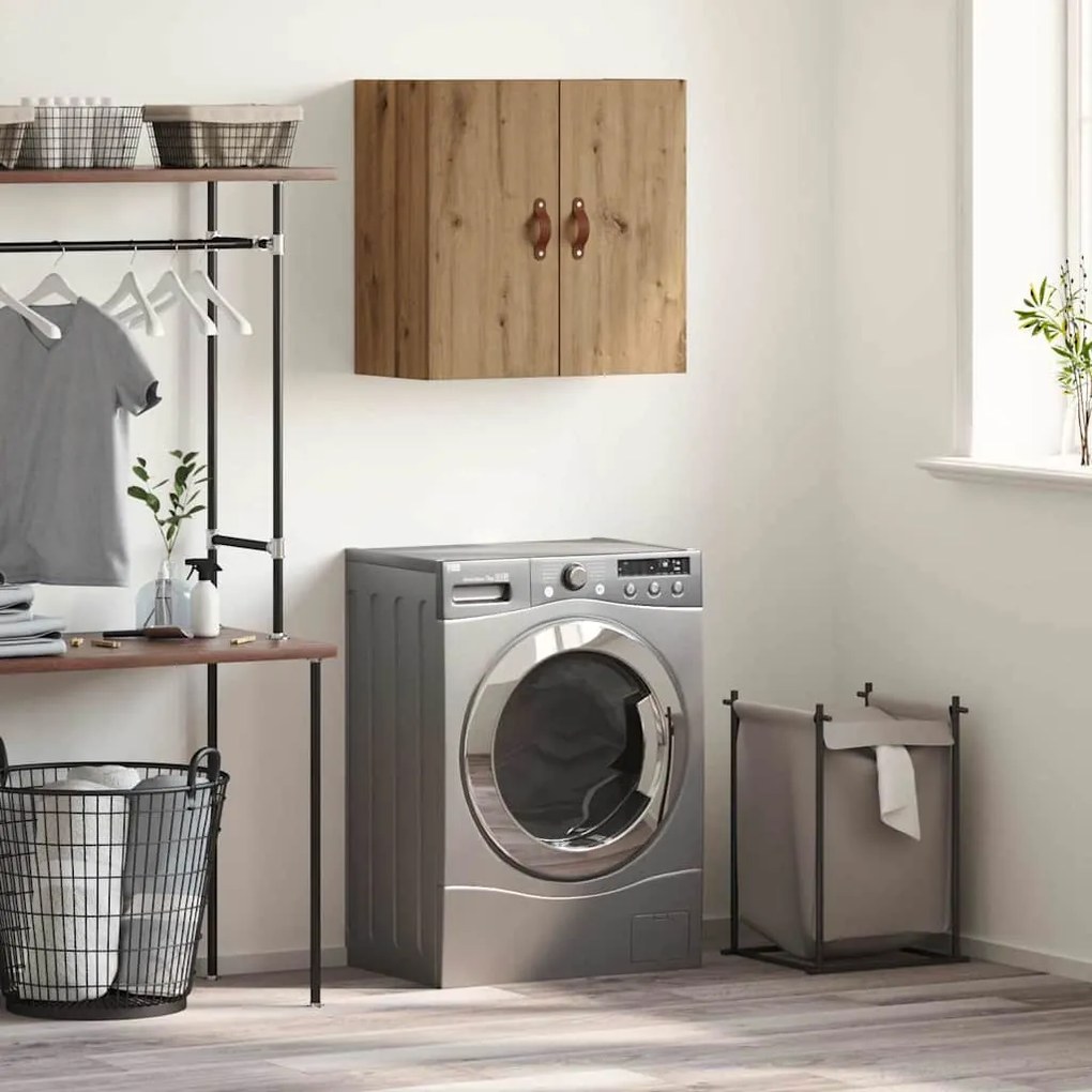 vidaXL Armário de Parede carvalho artisiano 60 x 31 x 60 cm