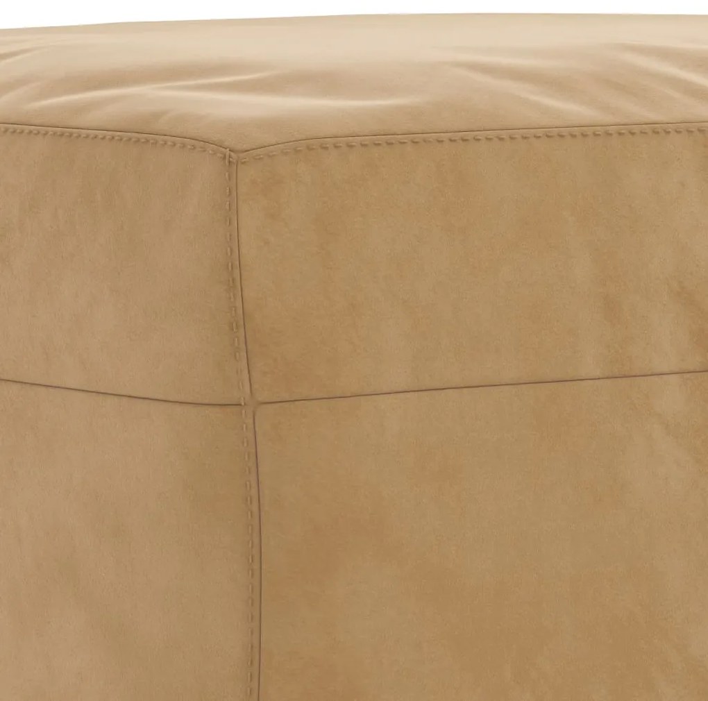 3 pcs conjunto de sofás veludo castanho
