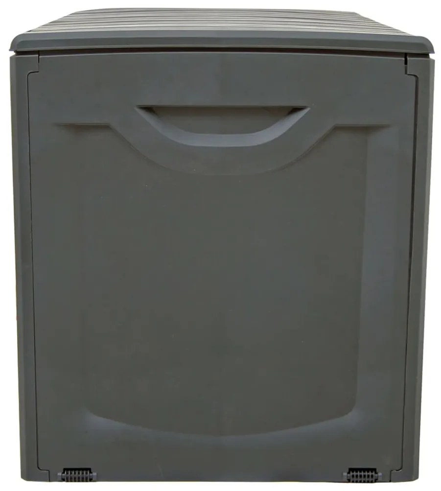 Caixa de arrumação 118x53x57 cm polipropileno preto