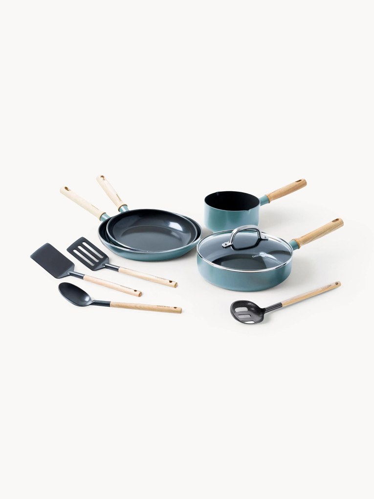 Conjunto de utensílios de cozinha com revestimento antiaderente Mayflower, conjunto de 9