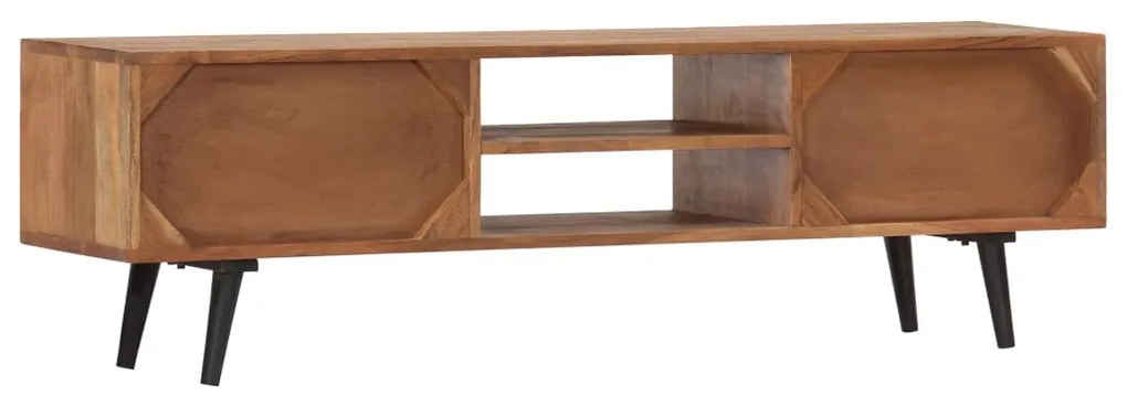 Móvel de TV 140x30x40 cm madeira de acácia maciça