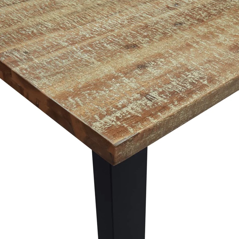 Mesa de jantar 150x90x75 cm madeira de acácia maciça