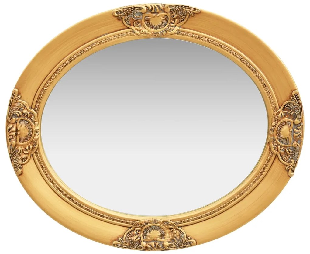 Espelho de parede estilo barroco 50x60 cm dourado