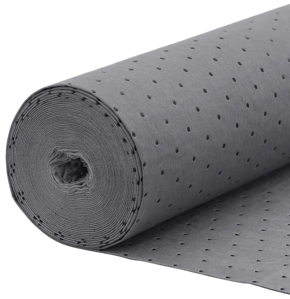 Almofada absorvente de óleo 40x1000 cm cinzento