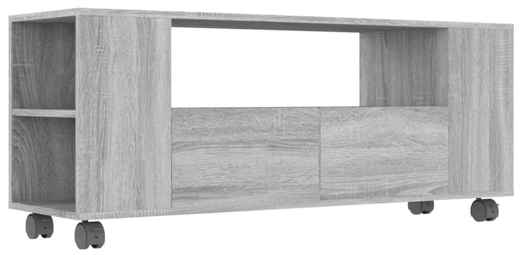 Móvel de TV 120x35x48 cm derivados de madeira cinzento sonoma