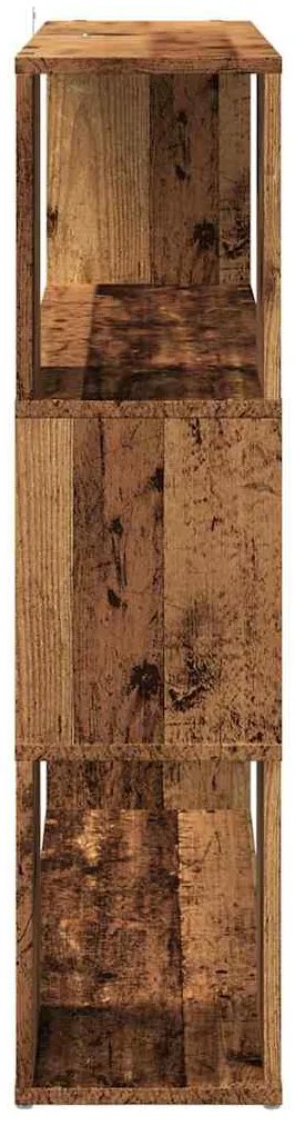 Armário/divisória de quarto madeira velha 100x24x94 cm