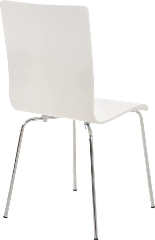 Conjunto de 2 cadeiras de cozinha e sala de jantar Pepe 43 x 87 x 47 cm Branco