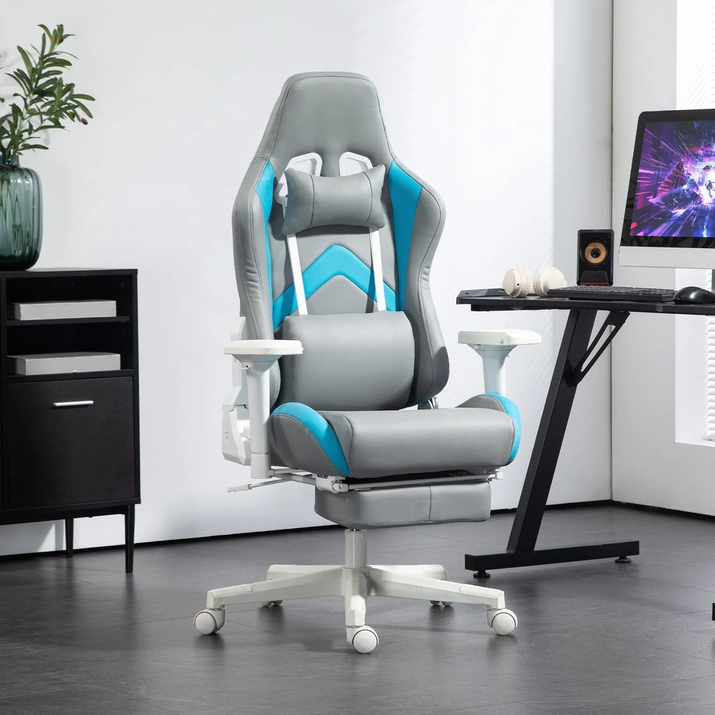 Cadeira Gamimg Cadeira Gamer Reclinável com Altura Ajustável Apoio par
