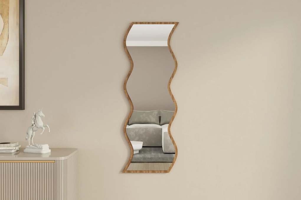 Espelho Safi – Branco Nogal – 40x120 cm