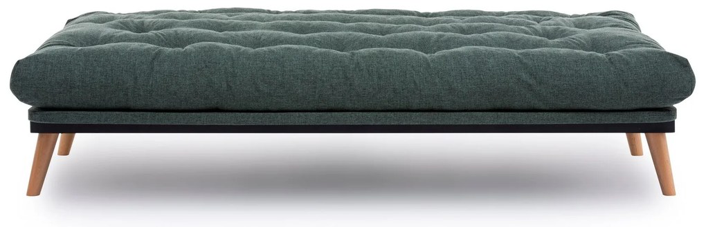 Sofá-Cama de 3 Lugares Saki – Verde – 185x92x82 cm