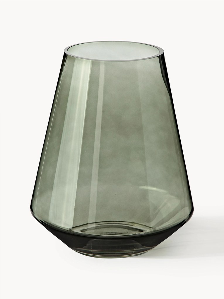 Jarra de vidro artesanal Joyce, Alt 21 cm