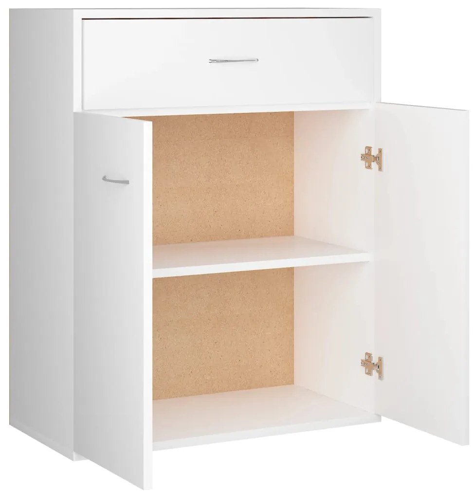 Aparador 60x30x75 cm contraplacado branco