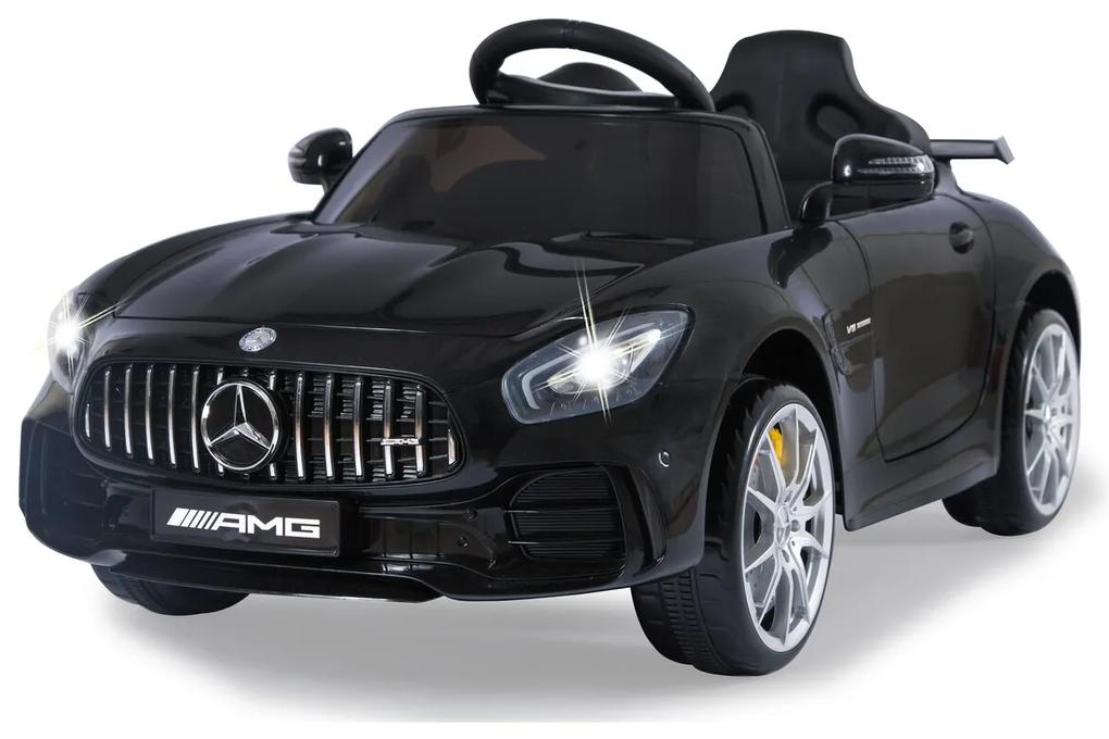 Carro elétrico infantil Bateria 12V Mercedes-Benz AMG GT R Controlo remoto 2,4GHz Preto