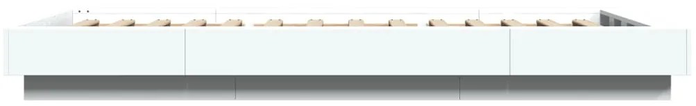 Estrutura de cama 90x190 cm derivados de madeira branco
