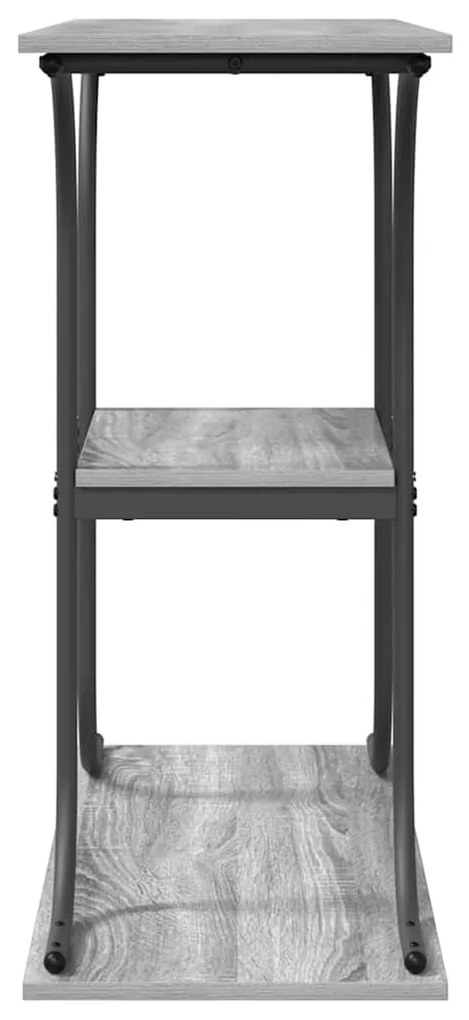 Aparador Sonoma cinzento 101 x 35 x 80.5 cm Madeira processada