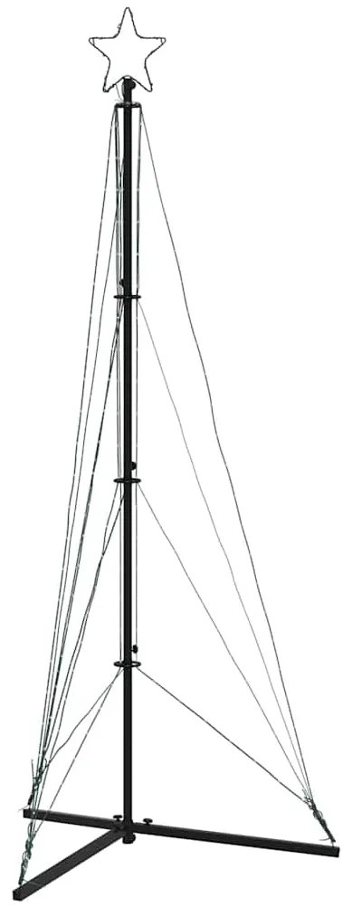 LED Árvore de Natal 363 LEDs Branco Quente 182 cm