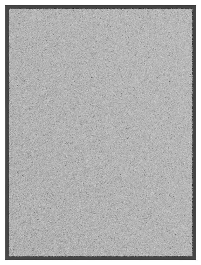 vidaXL Capacho 90x120 cm cinzento