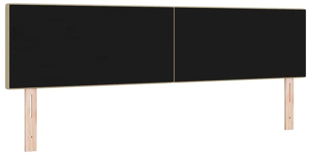 Cabeceira vidaXL Design Simples Verde Claro Cinza 180 cm Tecido de Cor