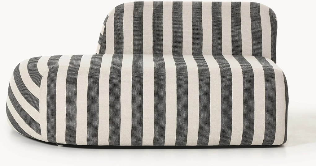 Módulo com chaise longue às riscas Wolke