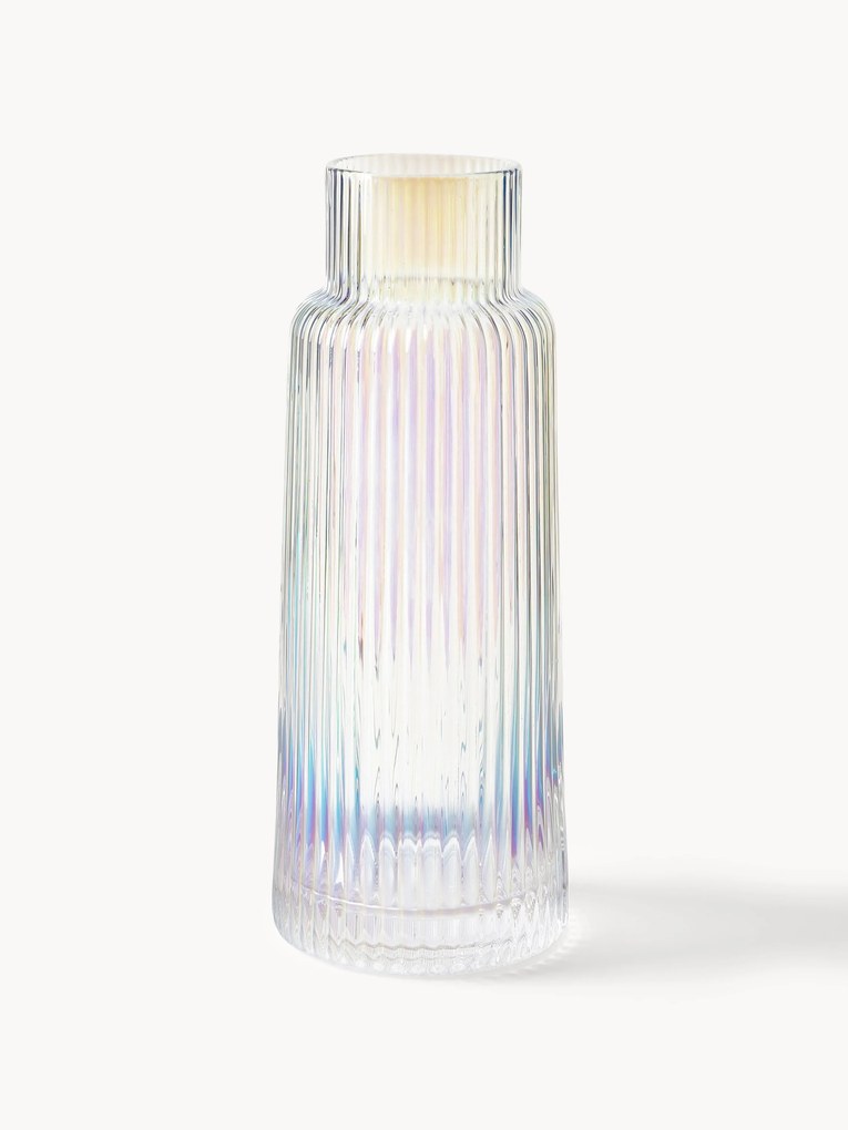 Jarro com superfície iridescente e relevo canelado Minna, 1,1 L
