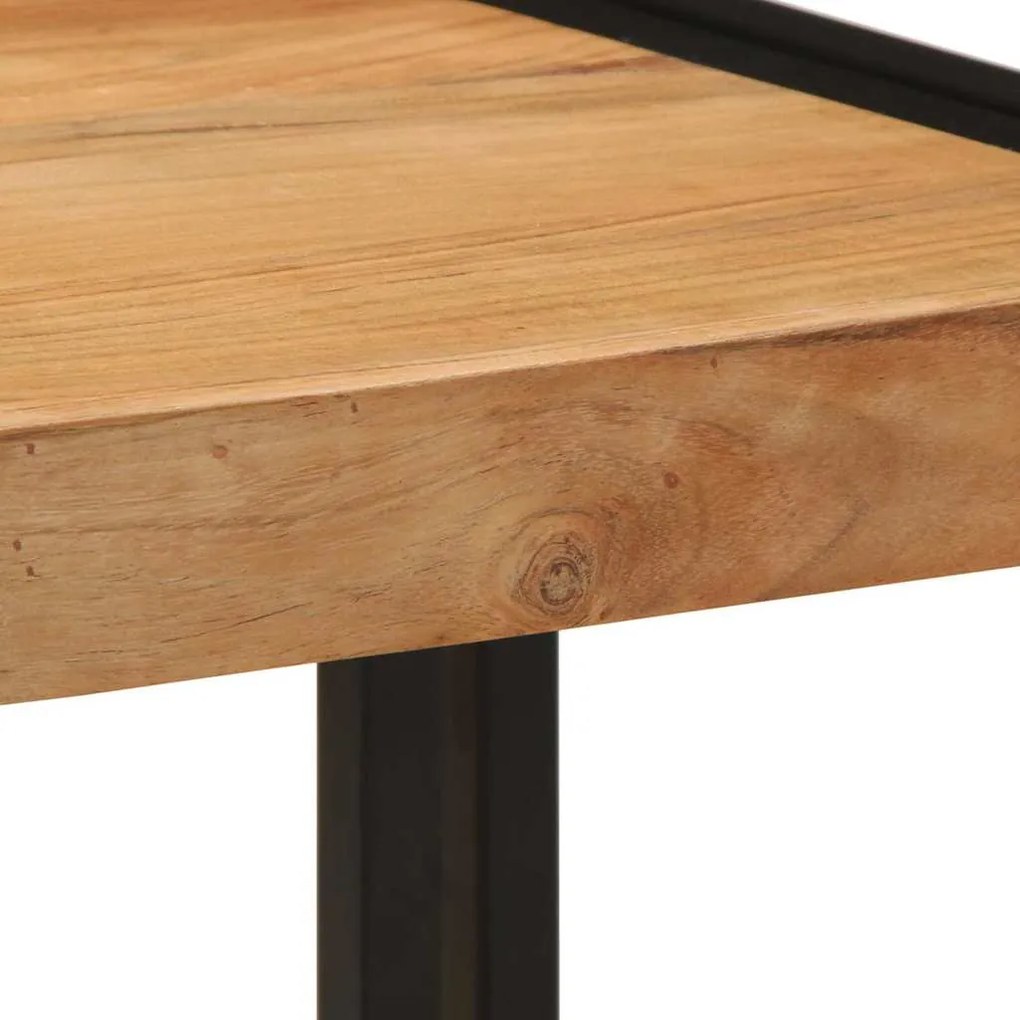 Mesa de Café vidaXL 40x50x38 cm Madeira Sólida de Acácia