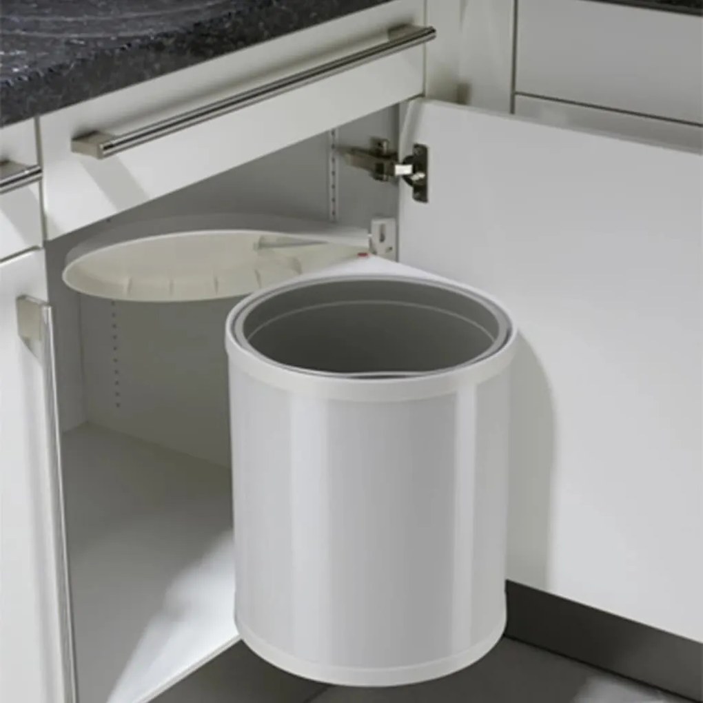 Hailo Caixote lixo armário "Compact-Box" M 15 L branco 3555-001