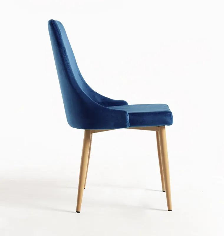 Pack 4 Cadeiras Stoik Wood - Azul