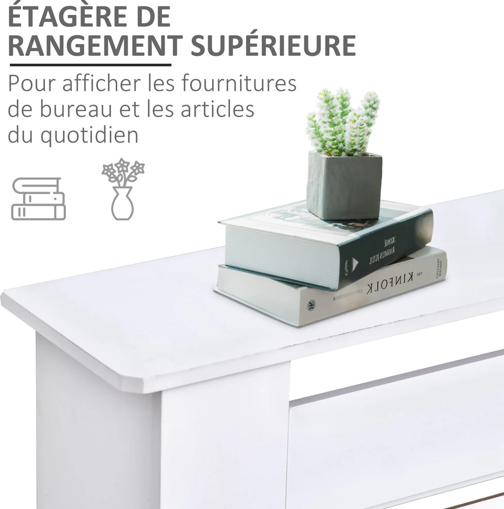 Cobertura de Radiador Extensível, 208,5 x 20,5 x 82,5 cm, Design Contemporâneo, Branco