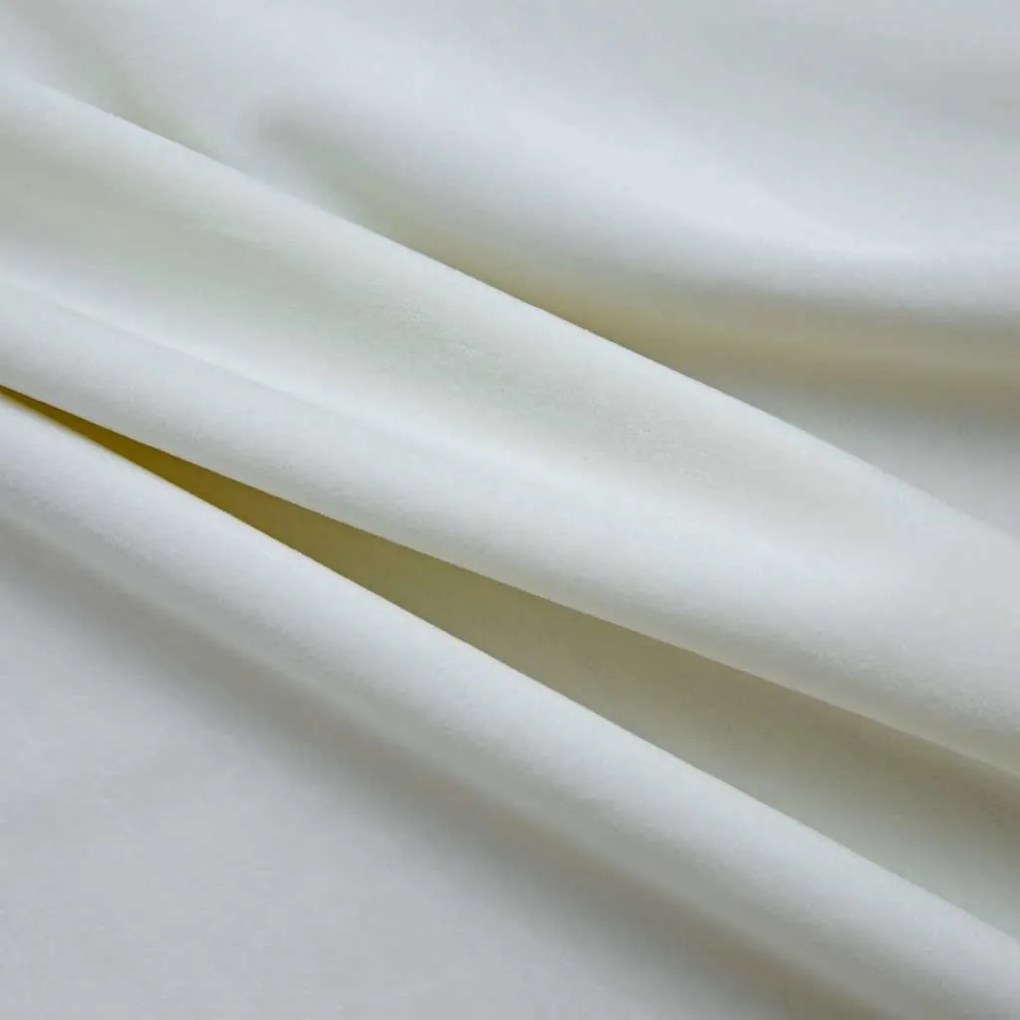 Cortinas blackout com argolas 2 pcs 140x245 cm veludo creme