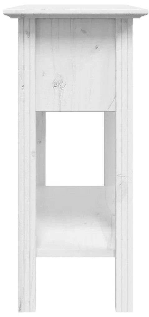 Mesa consola BODO 91x35x74 cm madeira de pinho maciça branco