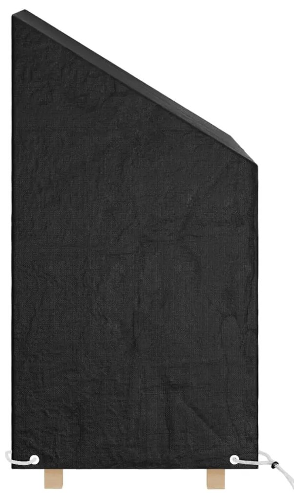 Capa p/ cadeira de jardim 8 ilhós 65x65x80/120 cm polietileno