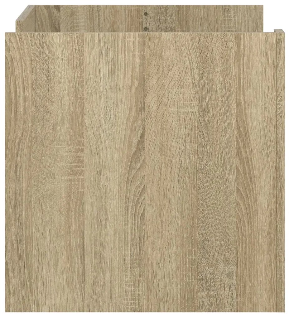 Mesa de centro 80x50x50 cm derivados de madeira carvalho sonoma