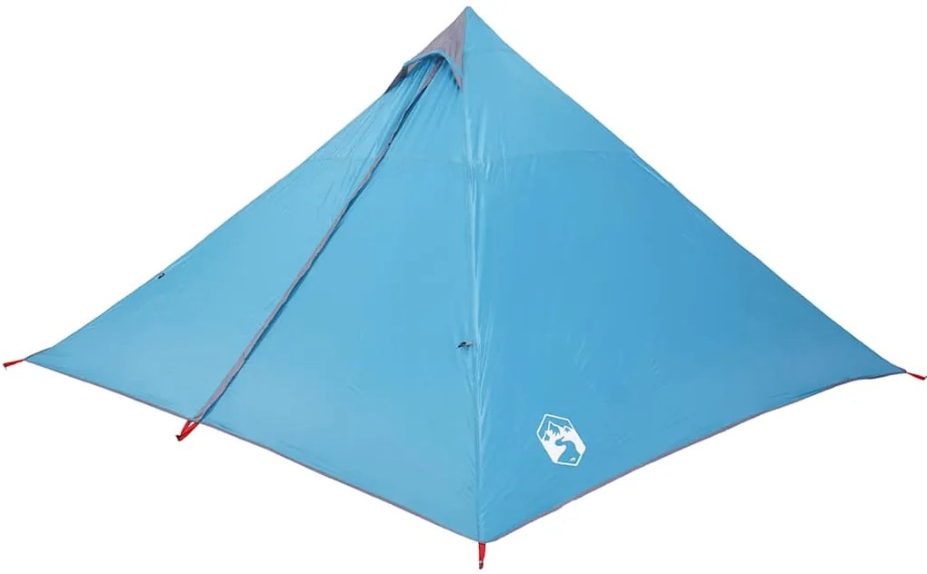 Tenda familiar tipi para 7 pessoas impermeável azul