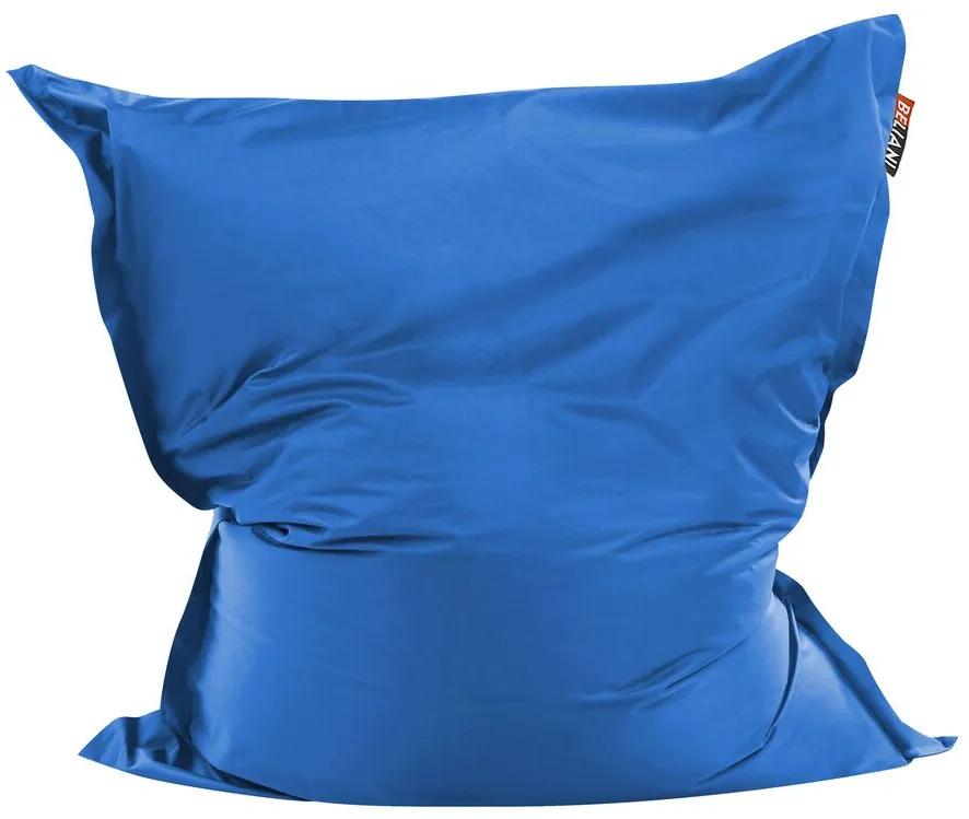 Capa para pufe almofada azul 140 x 180 cm FUZZY Beliani