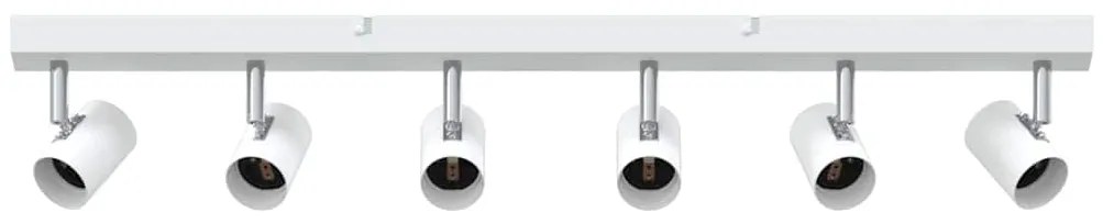 Spotlight de Teto 6 Vias Ajustáveis Branco E27