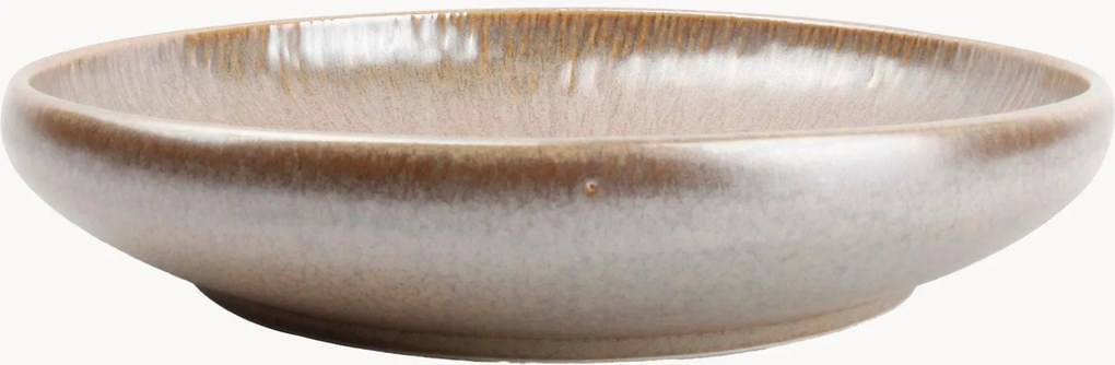 Pratos fundos em porcelana Concha, conjunto de 2