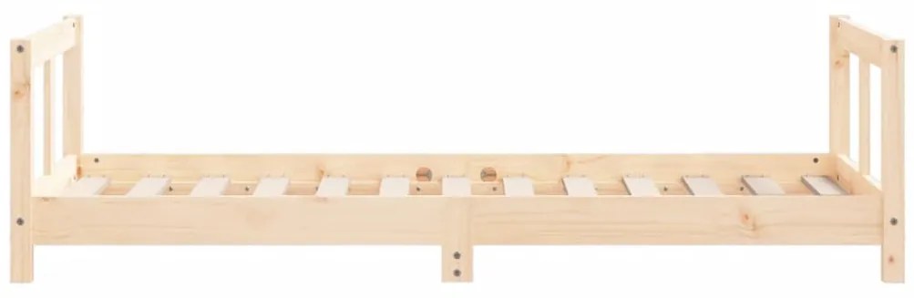 Estrutura de cama infantil 80x160 cm pinho maciço