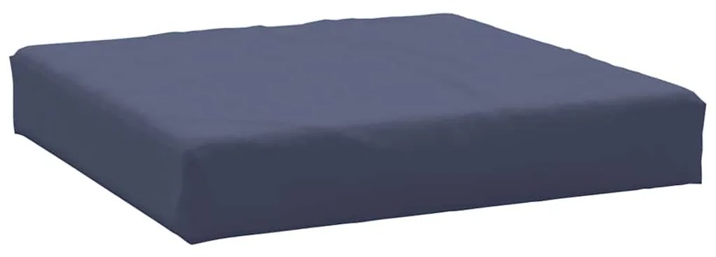 Almofadões para sofá de paletes 2 pcs tecido azul-marinho