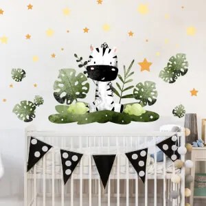 Papel de parede autoadesivo - Pequena zebra
