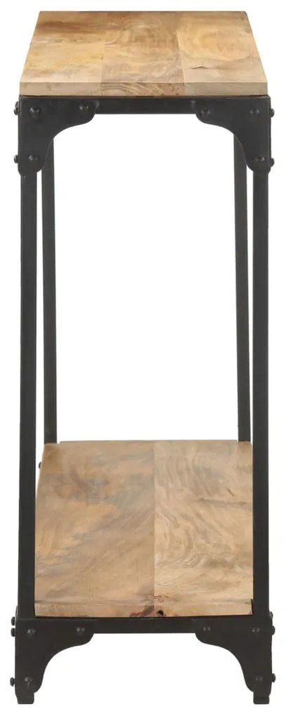 Mesa consola 110x30x75 cm madeira de mangueira maciça