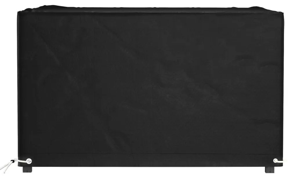 Capa para mobília de jardim 8 ilhós 125x125x75 cm quadrado