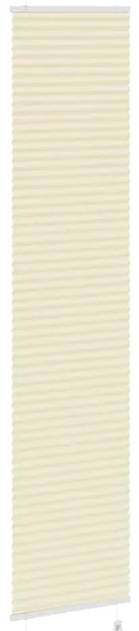 Creme Plissada Cega 40x200 cm Largura Tecido 39,4 cm Poliéster