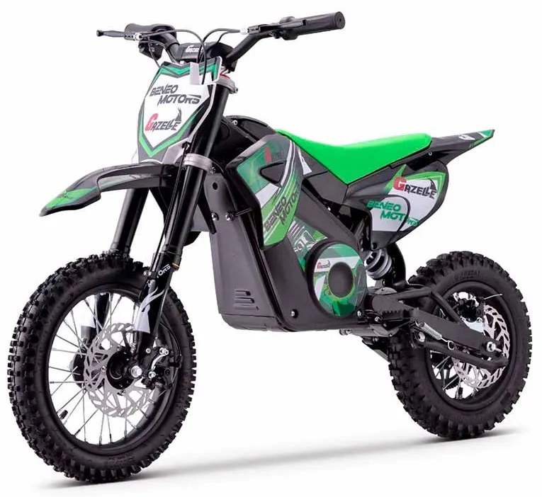 Motocross elétrica para crianças Motors Gazelle 1000 W Verde